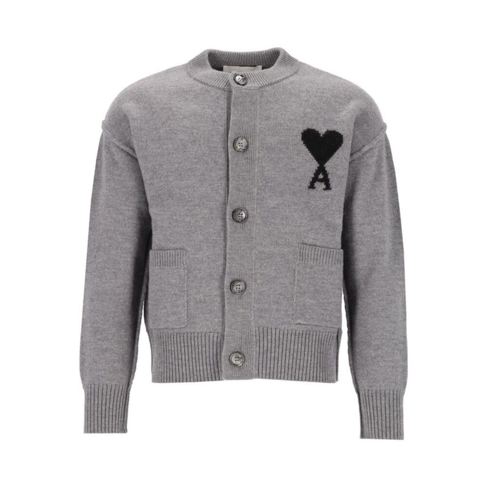 Ami Women Wool Ami De Coeur Cardigan
